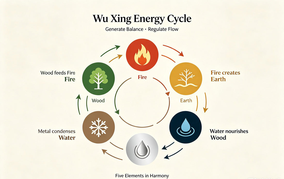 The Five Elements Wu Xing: Traditional Feng Shui Colors & Their Spiritual Energy Meanings