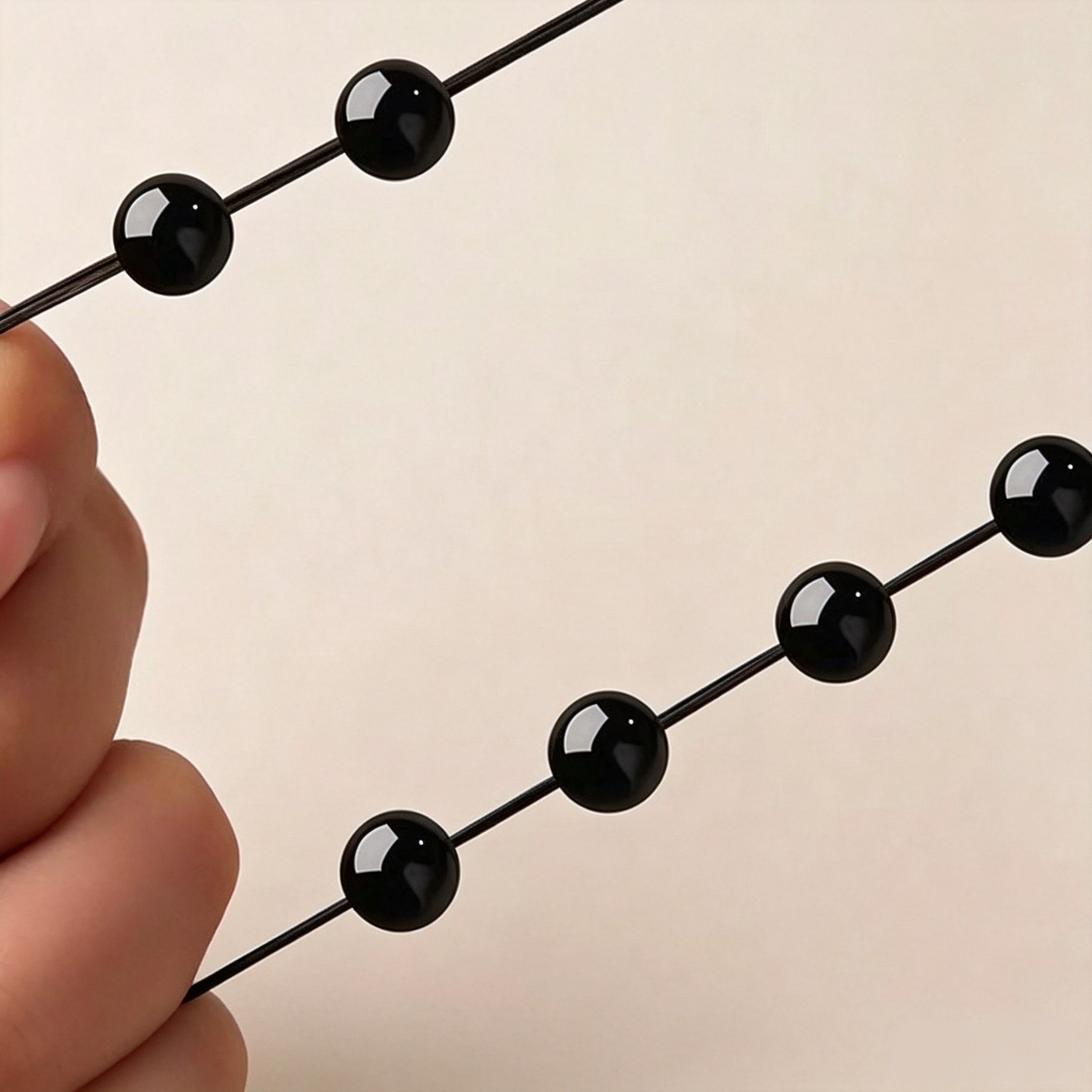 Black Obsidian Protection Bracelet | Natural Stone Energy Jewelry