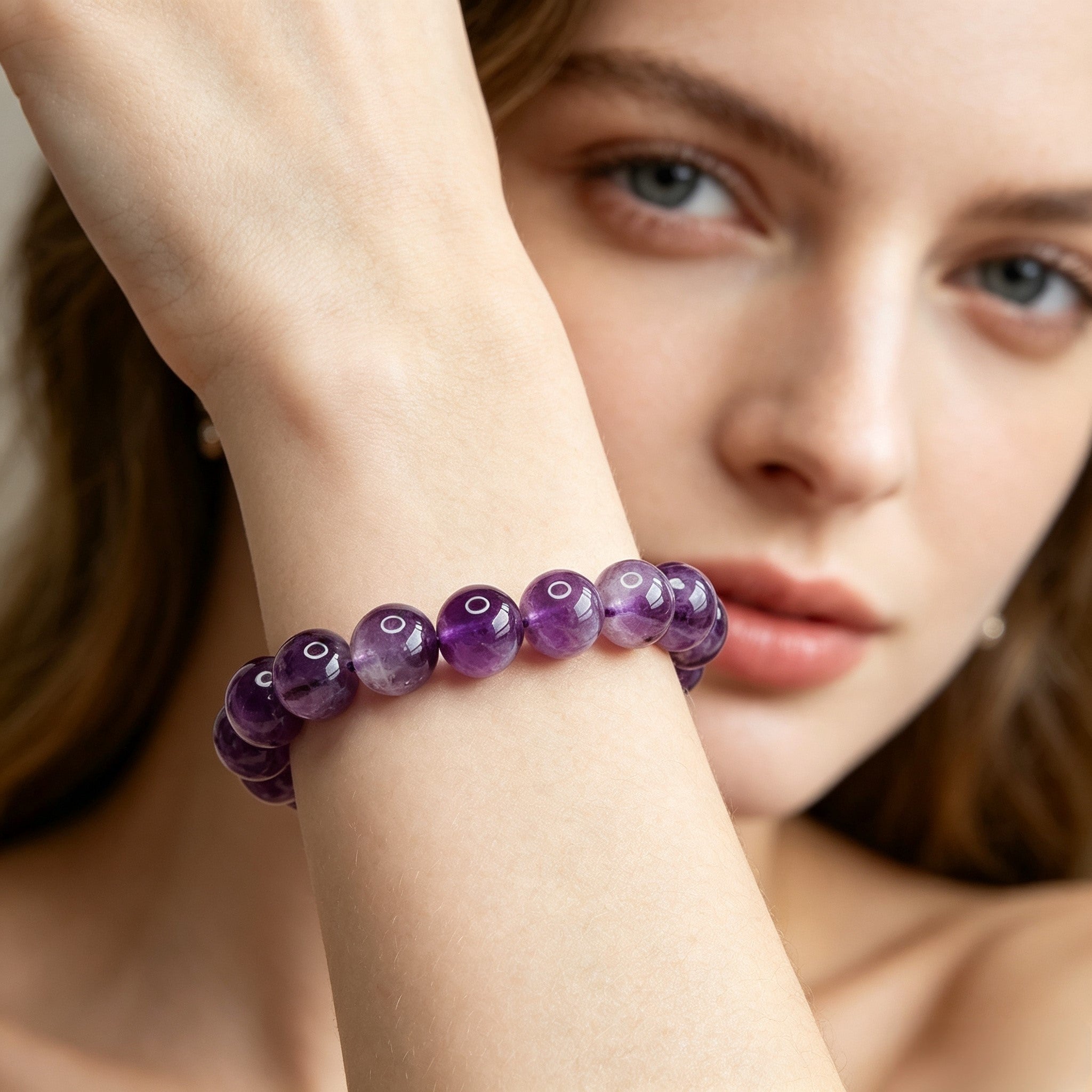 Amethyst Bracelet | Natural Purple Gemstone Jewelry with Meaning
