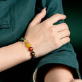 Black Obsidian Five Elements Bracelet –  Chinese-Inspired Design Jewelry