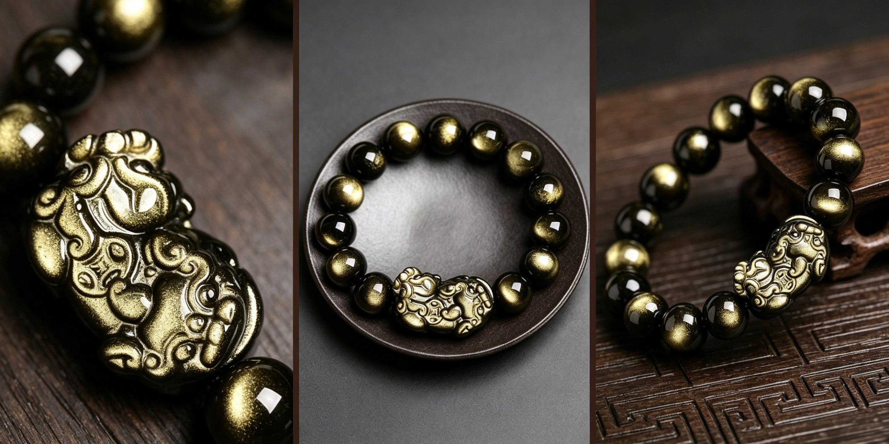Golden_Obsidian_Pi_Xiu_Bracelet_main_page
