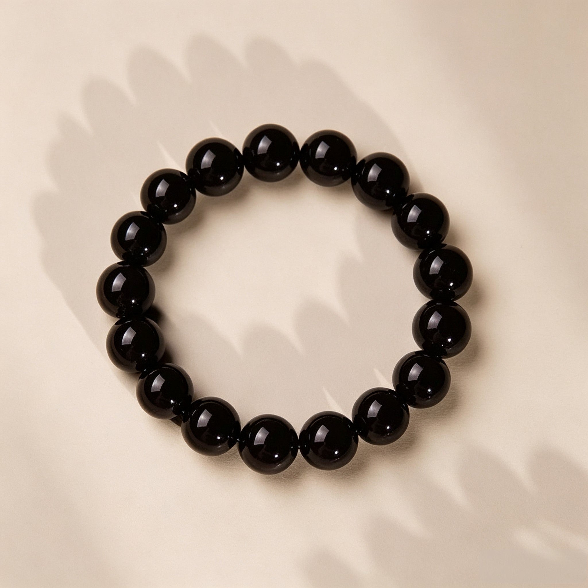 Black Obsidian Protection Bracelet | Natural Stone Energy Jewelry