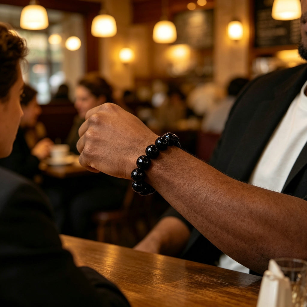Black Obsidian Protection Bracelet | Natural Stone Energy Jewelry