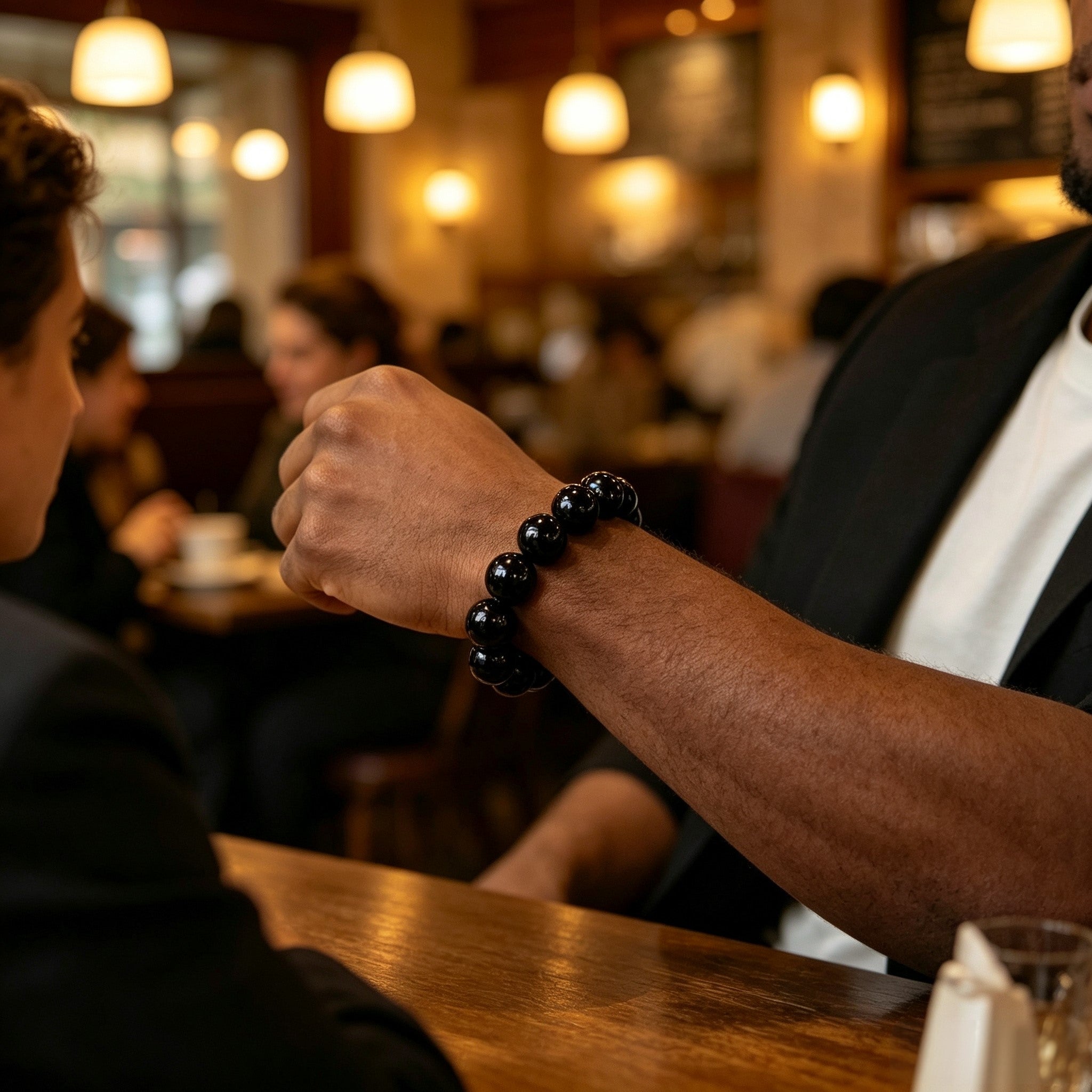 Black Obsidian Protection Bracelet | Natural Stone Energy Jewelry