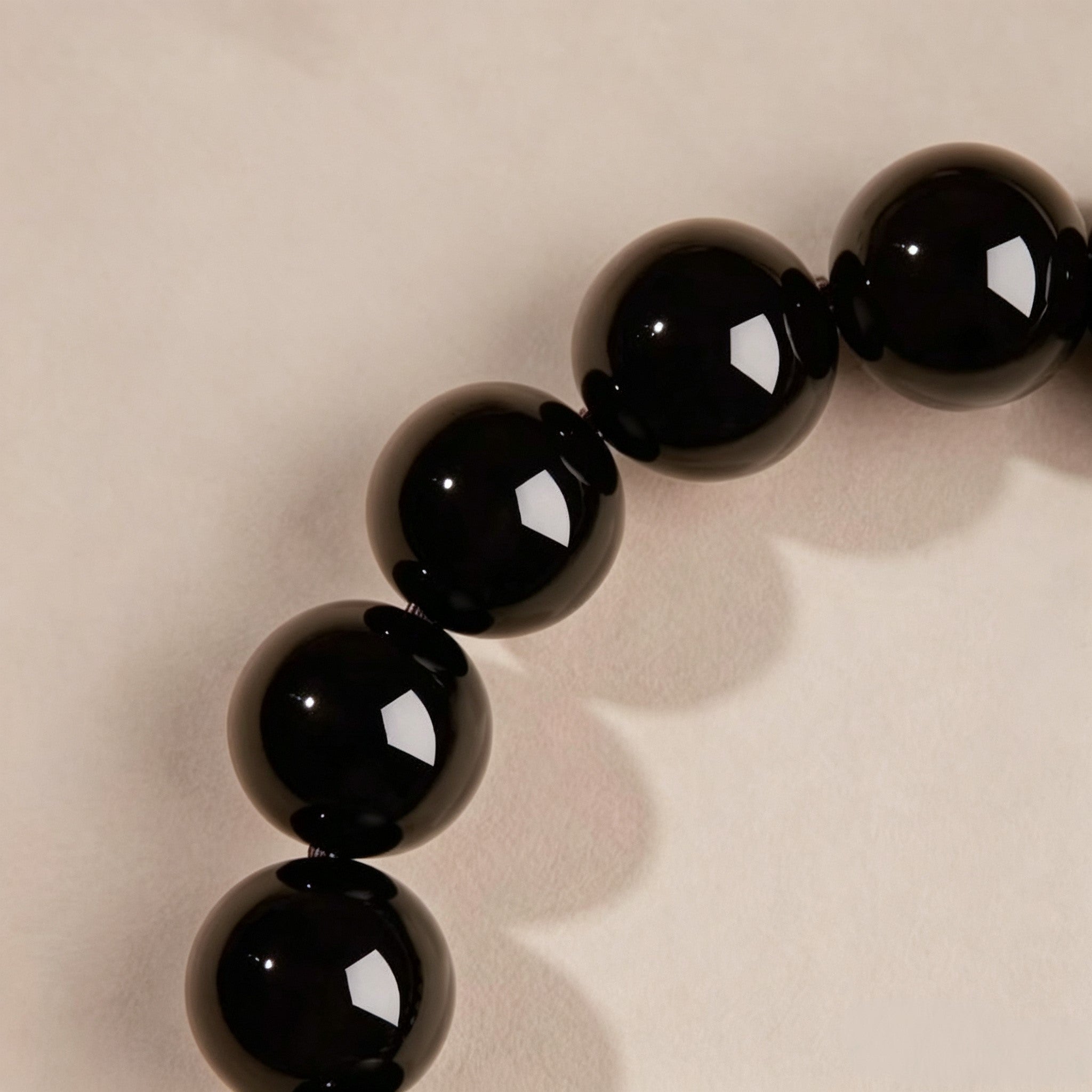 Black Obsidian Protection Bracelet | Natural Stone Energy Jewelry